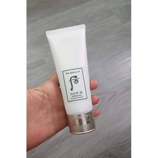 Sữa Rửa Mặt Whoo Trắng  100ml Tách Set