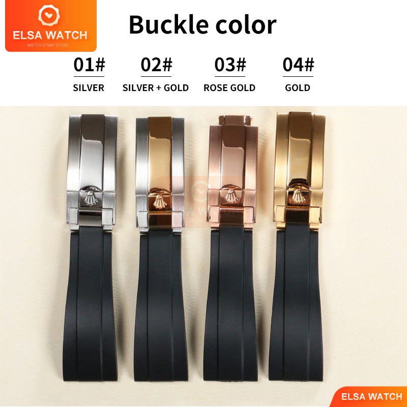 Dây đồng hồ rolex 20mm dây đồng hồ 20mm dây đồng hồ cao su rolex dây đồng hồ Daytona dây đồng hồ Green