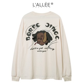 Áo nỉ Nam họa tiết Borfe CingC by Lallee.design áo dài tay nam Trẻ Trung chất nỉ lót bông dày dặn kết hợp bo tay AN203