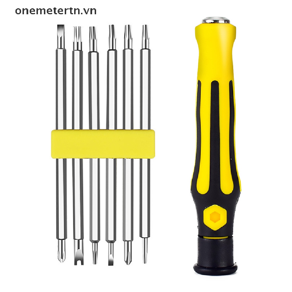 Onemetertn Set 7 Đầu Tua Vít Nam Châm Hình Chữ Nhật Chuyên Dụng Cho Máy Khoan Lầu Năm Góc