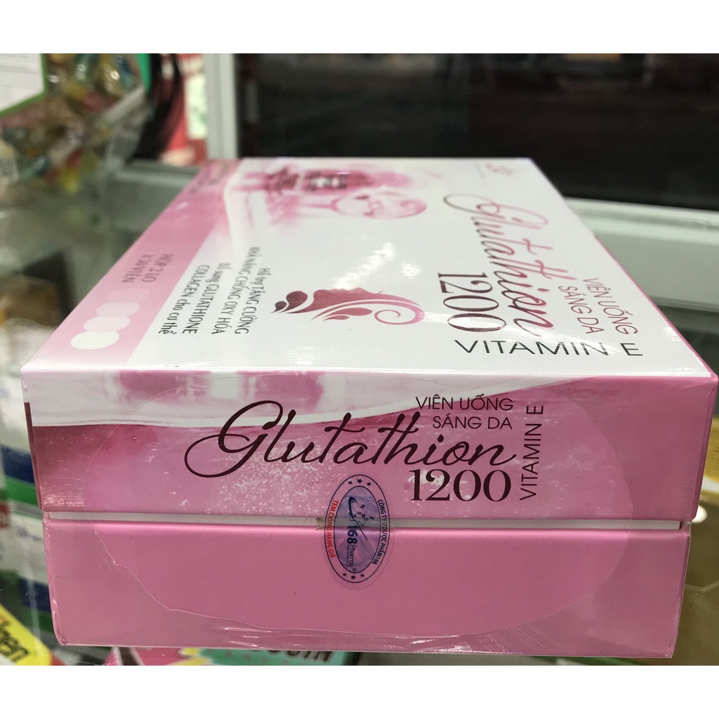 Viên uống sáng da Glutathion 1200 bổ sung thêm Collagen