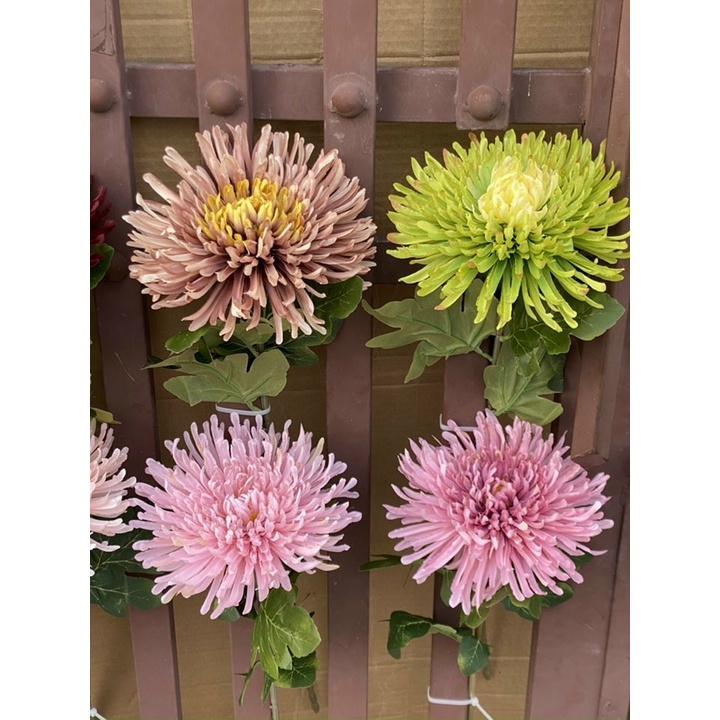 HOA GIẢ - HOA CÚC TĂM BÔNG TO 20CM