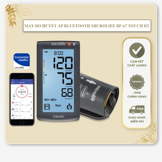 Máy đo huyết áp bắp tay CHÍNH HÃNG MICROLIFE Bluetooth Microlife BP A7 Touch BT - Bảo hàng 5 năm
