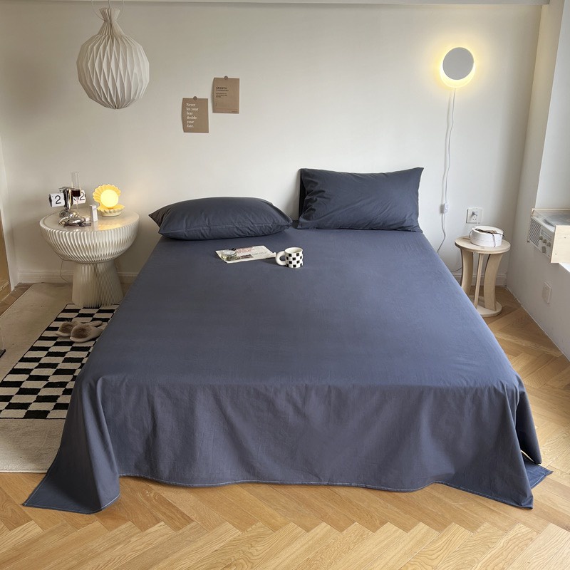 [GÓC TRI ẤN] SET Ga Gối cotton pha đũi Hàn thấm hút tốt_Màu 4