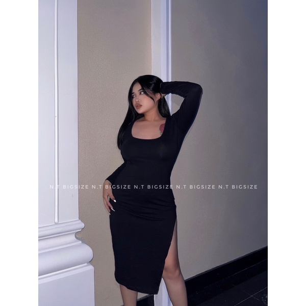 Đầm body xẻ đùi sexy