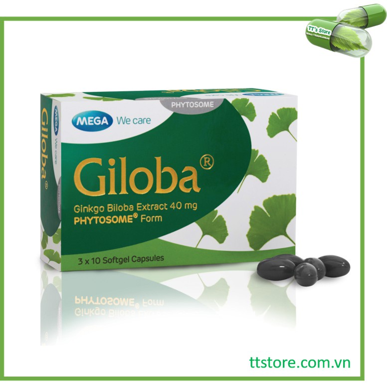 GILOBA 40 - Mega We Care - Cao lá bạch quả Ginkgo giloba