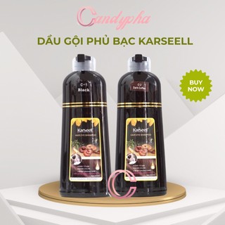 Dầu gội phủ bạc KARSEELL chính hãng phủ bạc đen Tóc nâu tóc từ lần gội đầu tiên, 100% thảo dược thiên nhiên