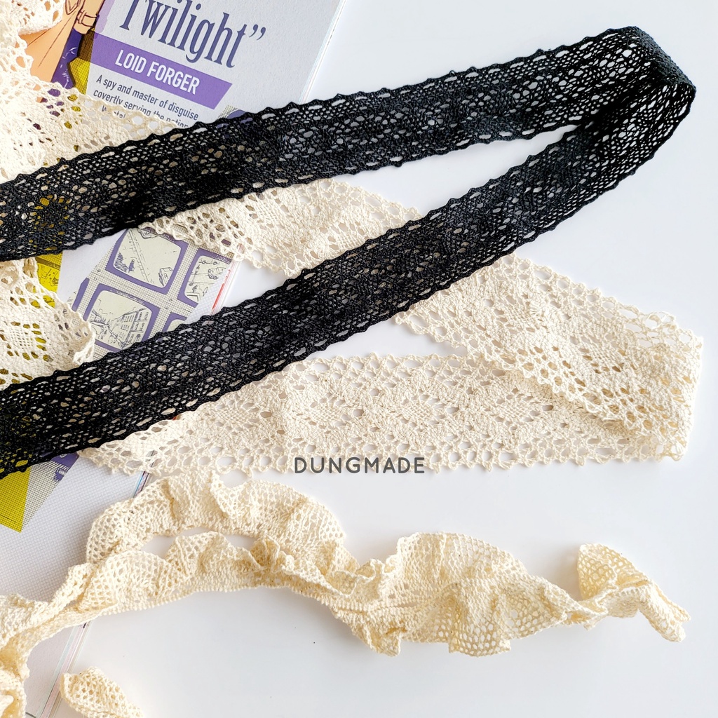 Ren trang trí ruy băng trang trí ren buộc mũ ren may quần áo các loại