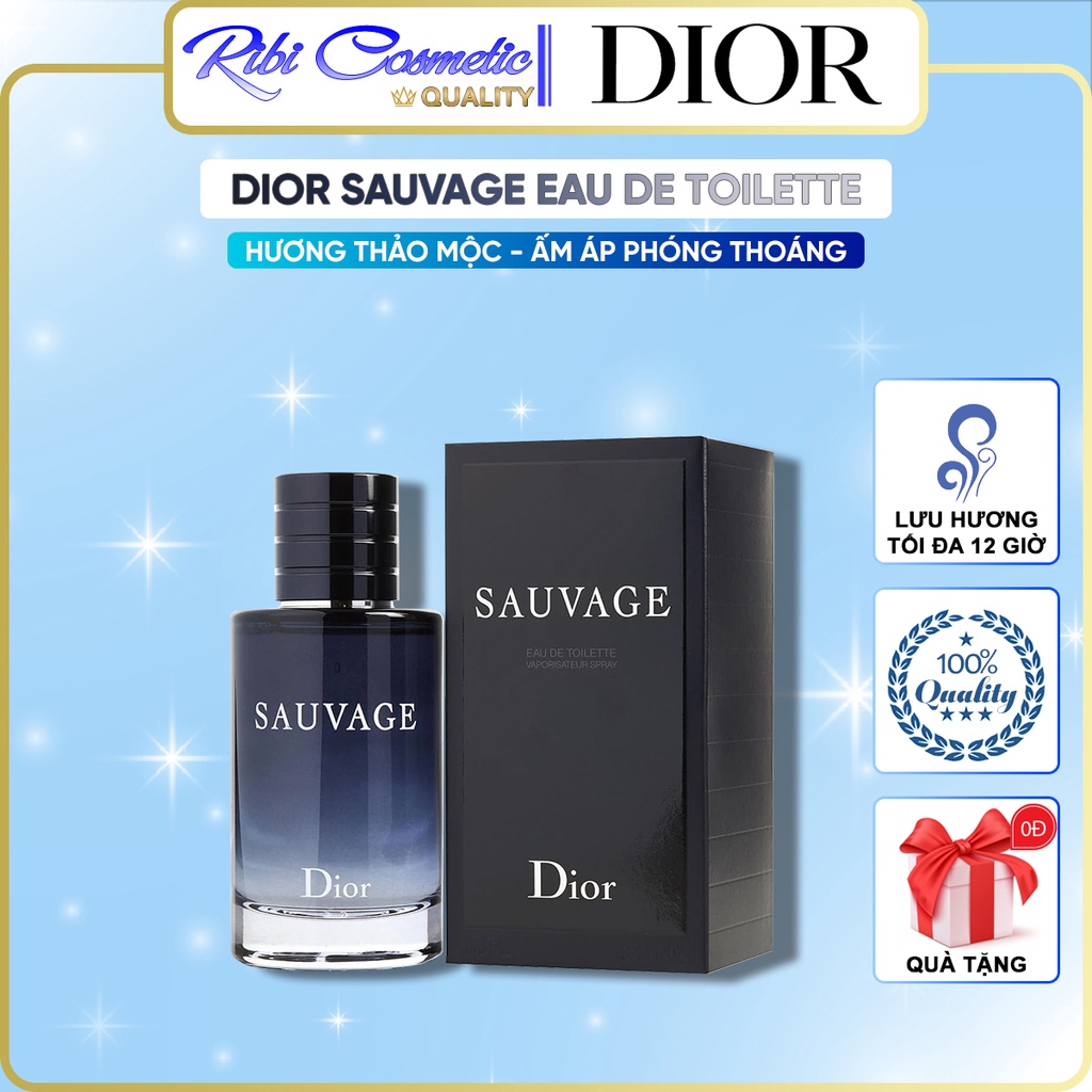 Nước hoa nam ᴅɪᴏʀ Sauvage EDT Gã đàn ông Lắm Tài nhiều Tật Ribicosmetics