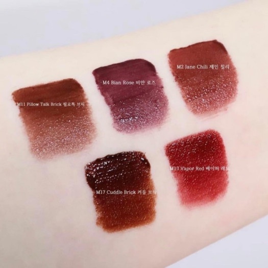 Son Kem Siêu Lì, Mịn Môi Merzy Noir In The Mellow Tint