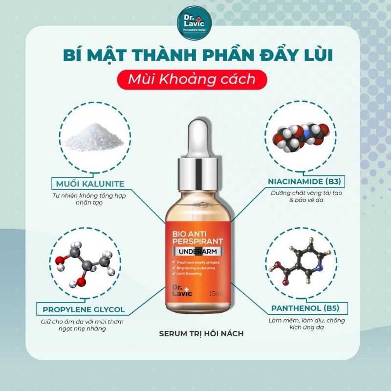 Serum Hôi Nách Khử Mùi Hôi 6ml DR.LAVIC