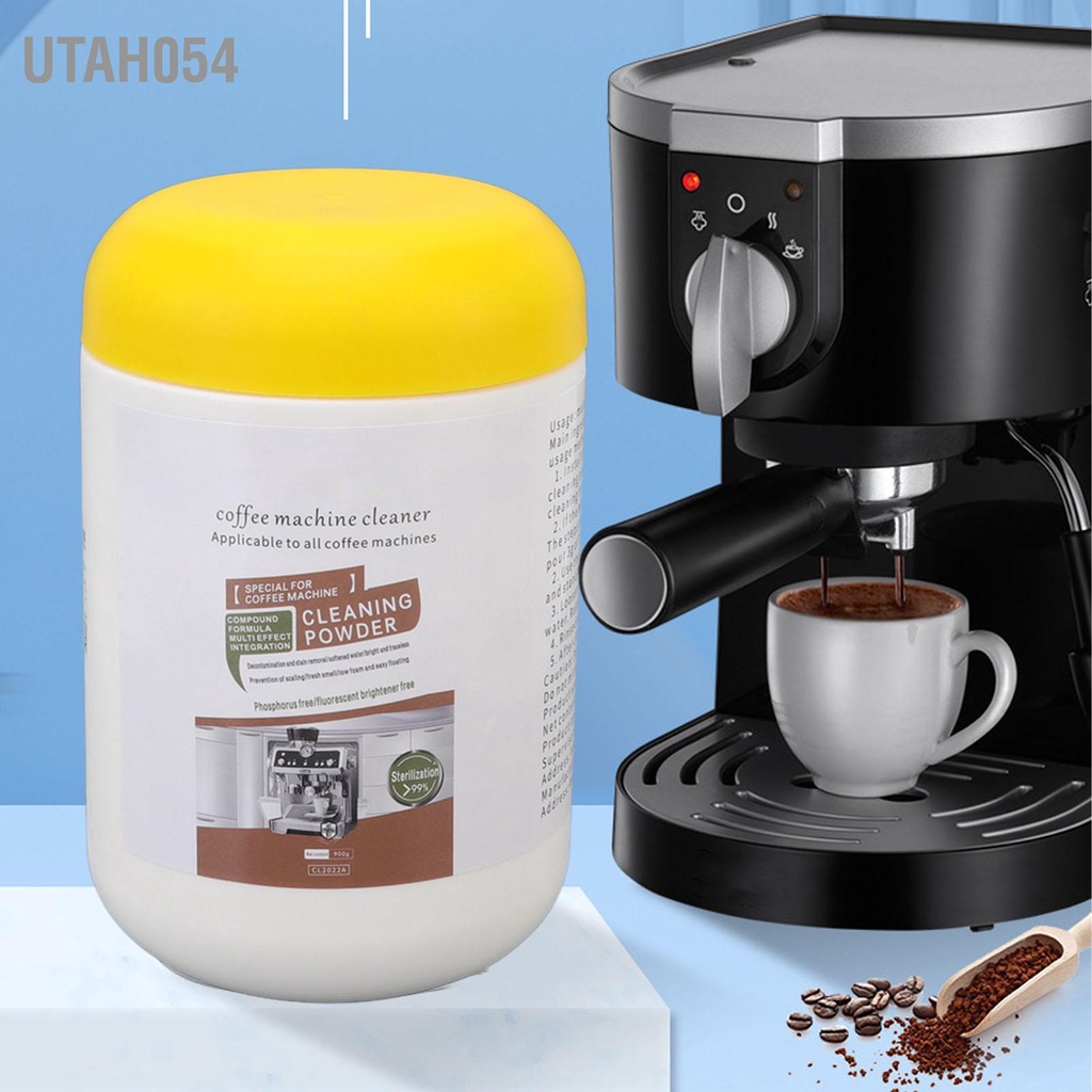 Utah054 Chất Tẩy Cặn Máy Pha Cà Phê Hoạt 36 Tháng Thời Hạn Sử Dụng 900G Tịnh Dung Dịch Vệ Sinh Cho Nồi Hơi Nước