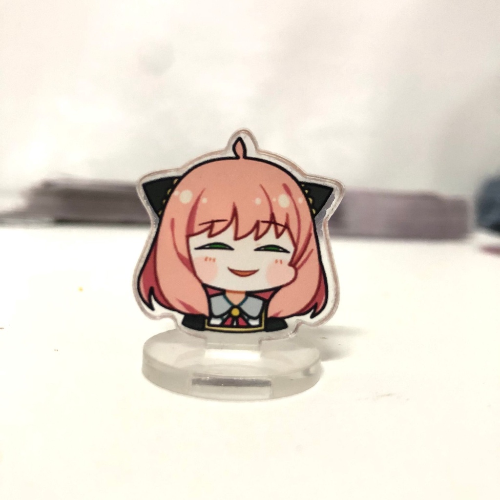 Giá Đỡ Đồ trang trí Nhân Vật ST1 Spyxfamily Mini Dễ Thương Dùng Trang Trí