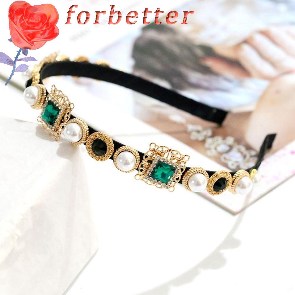 Băng Đô Cài Tóc Đính Đá Lấp Lánh Dành Cho Cô Dâu