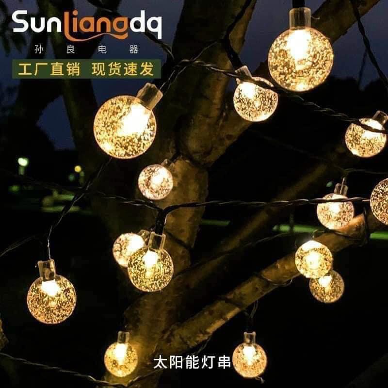 Đèn Nháy Bi Bọt Nhiều Màu Dây 10 Mét Decor Trang trí Nhà Cửa Có Đầu Nối Giữa các Dây