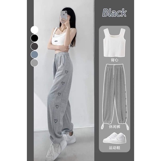 Quần tim cạnh hông chốt gấu điều chỉnh KA667