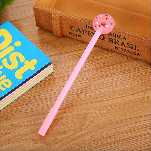 Bút Bi Viết Tạo Hình Bánh Vòng Siêu Dễ Thương - Bút Bi Viết Văn Phong Mực Đen