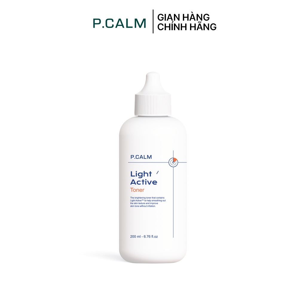 Nước hoa hồng trắng sáng P.CALM Light Active Toner 200ml