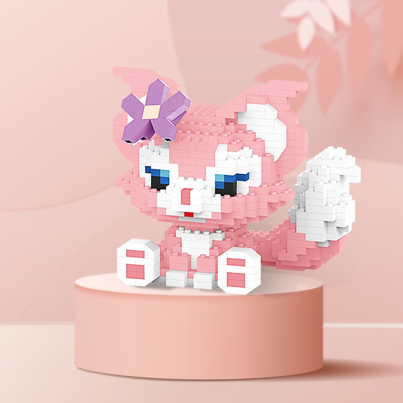 Bộ đồ chơi lắp ráp mô hình Disney/Lina Belle/Mickey Minnie/Goofy/mini cho