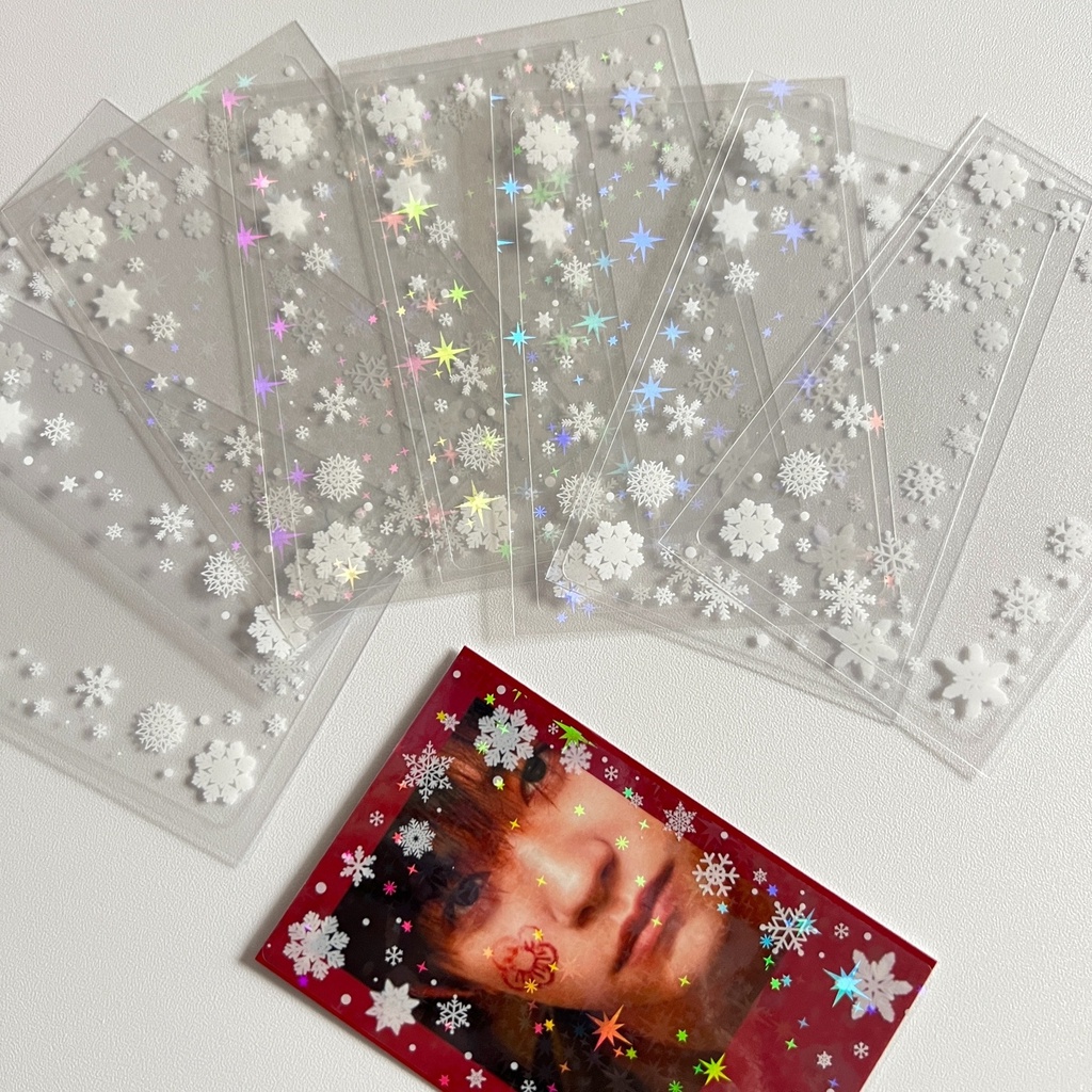 Galici Nhãn Dán Thẻ Bài Polaroid Chính Hãng Winter Sonata PVC