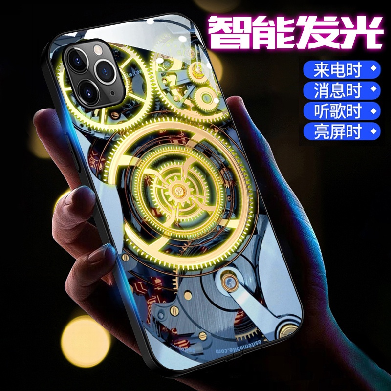 Ốp Điện Thoại Chống Rơi Màu Dạ Quang Cho iphone 14 Pro Max 13 Pro Max 12 Pro Max 13mini 12mini 14 Pro