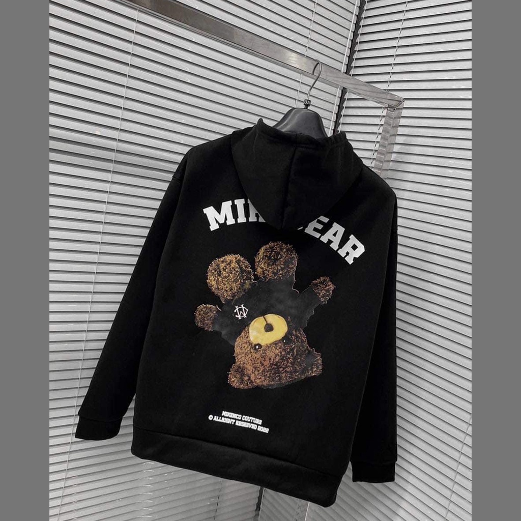 Áo Hoodie Mikebear Nam Nữ, Áo hoodie Mikenco Mikebear chất nỉ bông dầy dặn 1998.Luxury