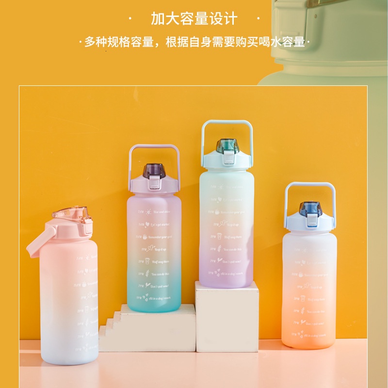 Bình Nước Thủy Tinh 700ml 500ml Nhiều Màu Sắc Có Nắp Đậy Tiện Dụng