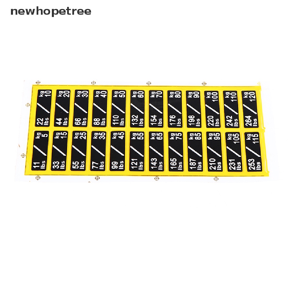 1 Tấm Nhãn Dán Hỗ Trợ Tập Gym Tiện Dụng