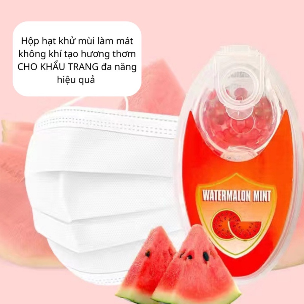 100 Hạt khử mùi làm thơm khẩu trang hương hoa quả hiệu quả nội địa Trung