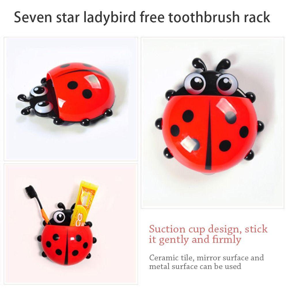 Giá Đỡ Bàn Chải Đánh Răng Hình Bọ Rùa Hoạt Hình Dành Cho Phòng Tắm