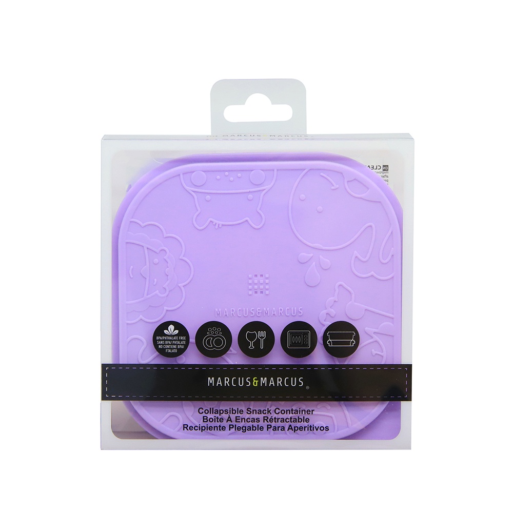 Bát silicon xếp gọn đựng bánh ăn dặm cho bé Marcus &amp; Marcus - Willo