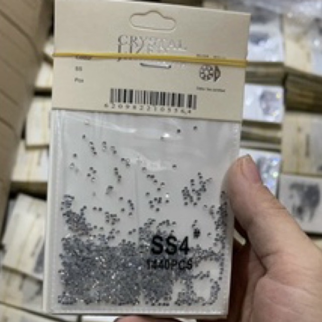 Đá Trắng Nail size mini SS3