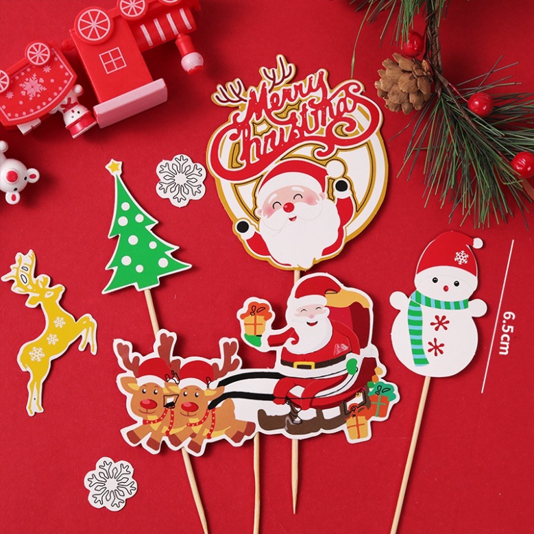 ❤️NEW NOEL❤️trang trí bánh kem  [FREESHIP❤️] TỔNG HỢP ĐỒ TRANG TRÍ BÁNH GIÁNG SINH