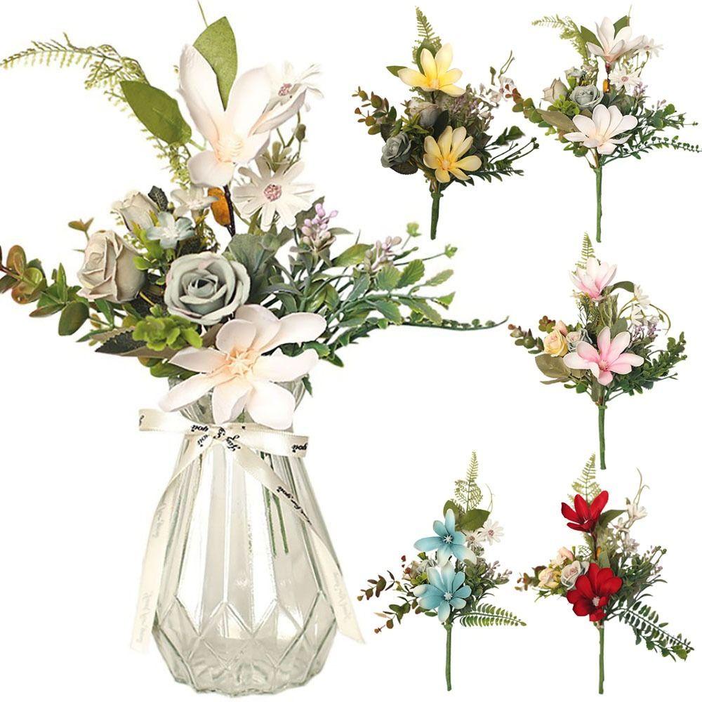 KUNHEV Bó Hoa Mộc Lan Giả Trang Trí Tiệc Cưới|Tranh Treo Tường Hình Cây Cối Trang Trí Nhà Cửa