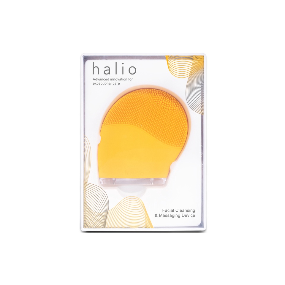 [HB Gift] Máy rửa mặt Halio Facial Cleansing & Massaging Device - Mustard Limited Edition