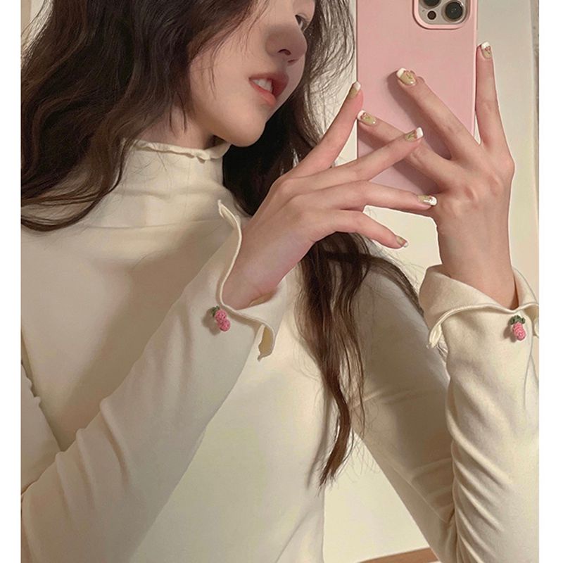 NRVP Áo Thun Nữ Dài Tay Dáng Rộng Phong Cách Hàn Quốc Mới