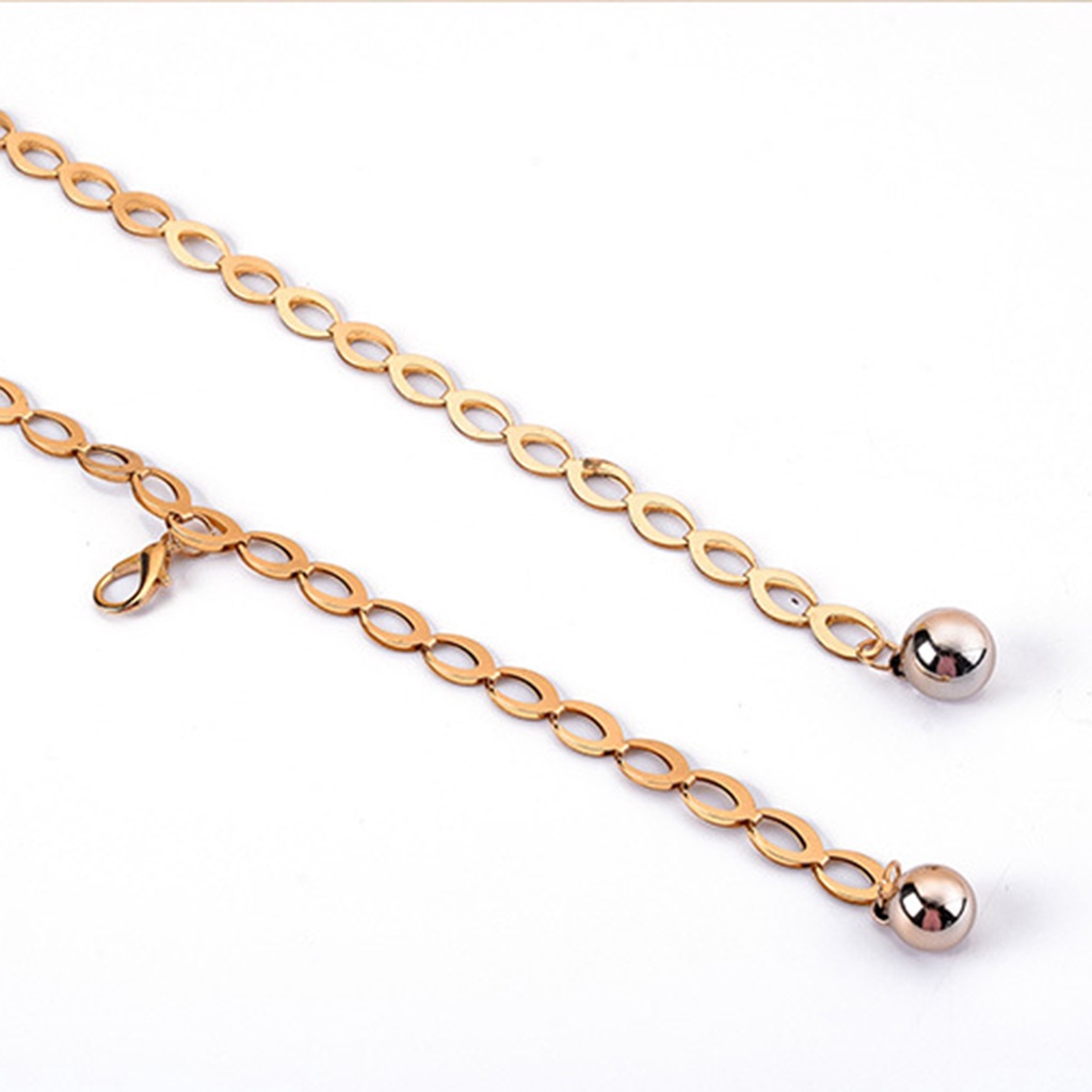 Thắt Lưng Dây Xích Bằng Kim Loại Thời Trang Dành Cho Nữ