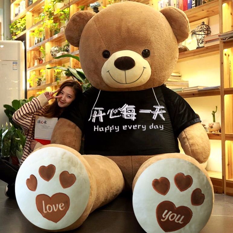 Thú Nhồi Bông Hình Gấu Teddy Xinh Xắn Làm Quà Tặng