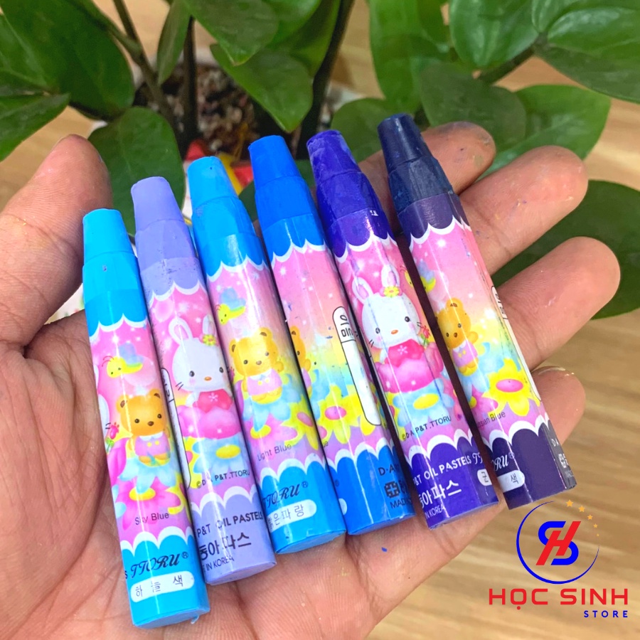Hộp 48 Cây Bút Sáp Dầu TTORU 48 màu D.A P&T Hàn Quốc - Học Sinh Store