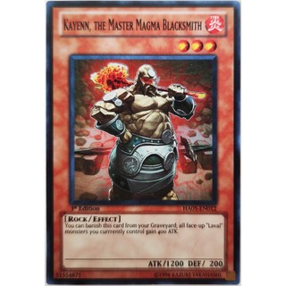[Thẻ Yugioh] Kayenn, the Master Magma Blacksmith |EN| Super Rare