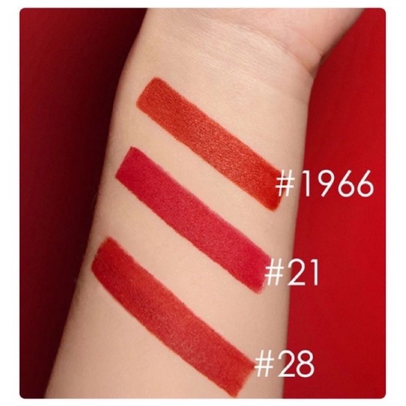 Son YSL Slim chính hãng, YSL Rouge Pur Couture The Slim, Son YSL màu 21, 1966, 28 đẹp nhất bảng màu