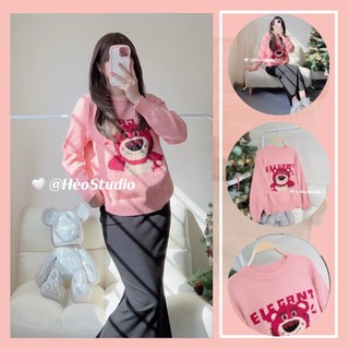 Áo len gấu dâu lotso cute hèo studio