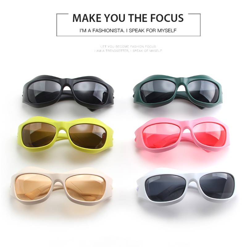 Kính Mát Gọng Cong Phong Cách Steampunk Thời Trang Unisex