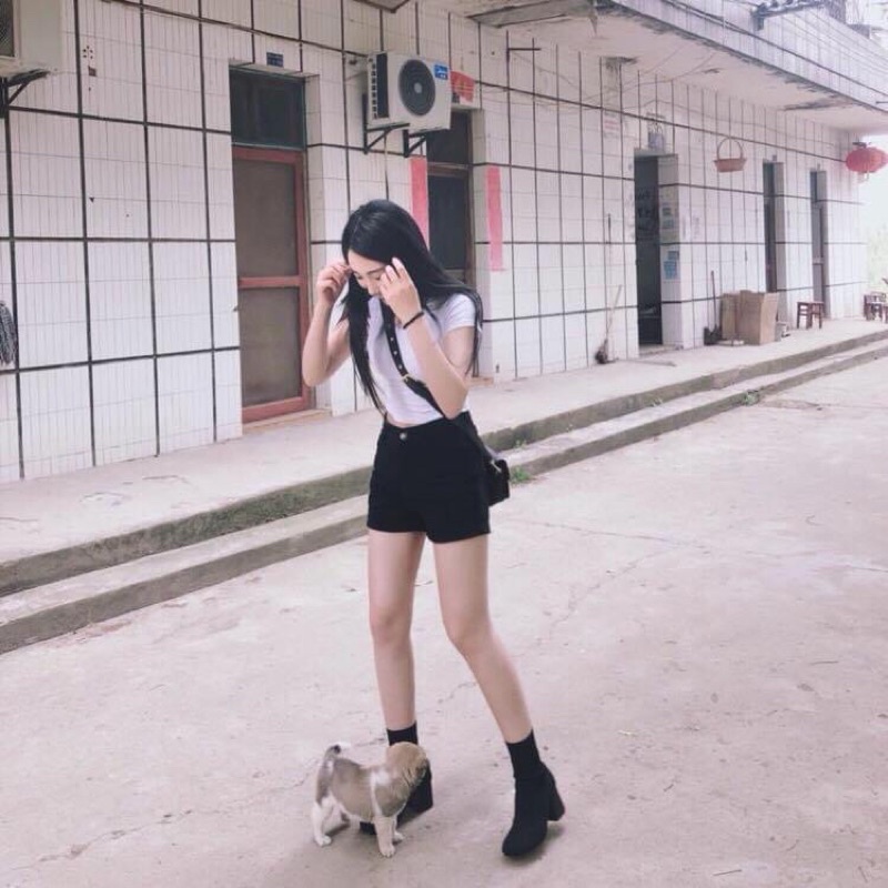 Bốt chun nữ dáng lửng ZR xuất full box MS-3633