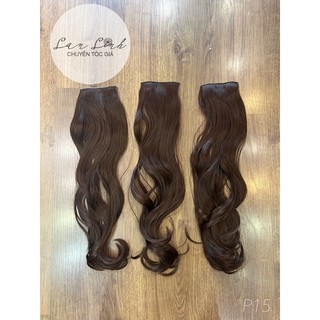 Tóc kẹp 3 miếng xoăn lơi nhẹ