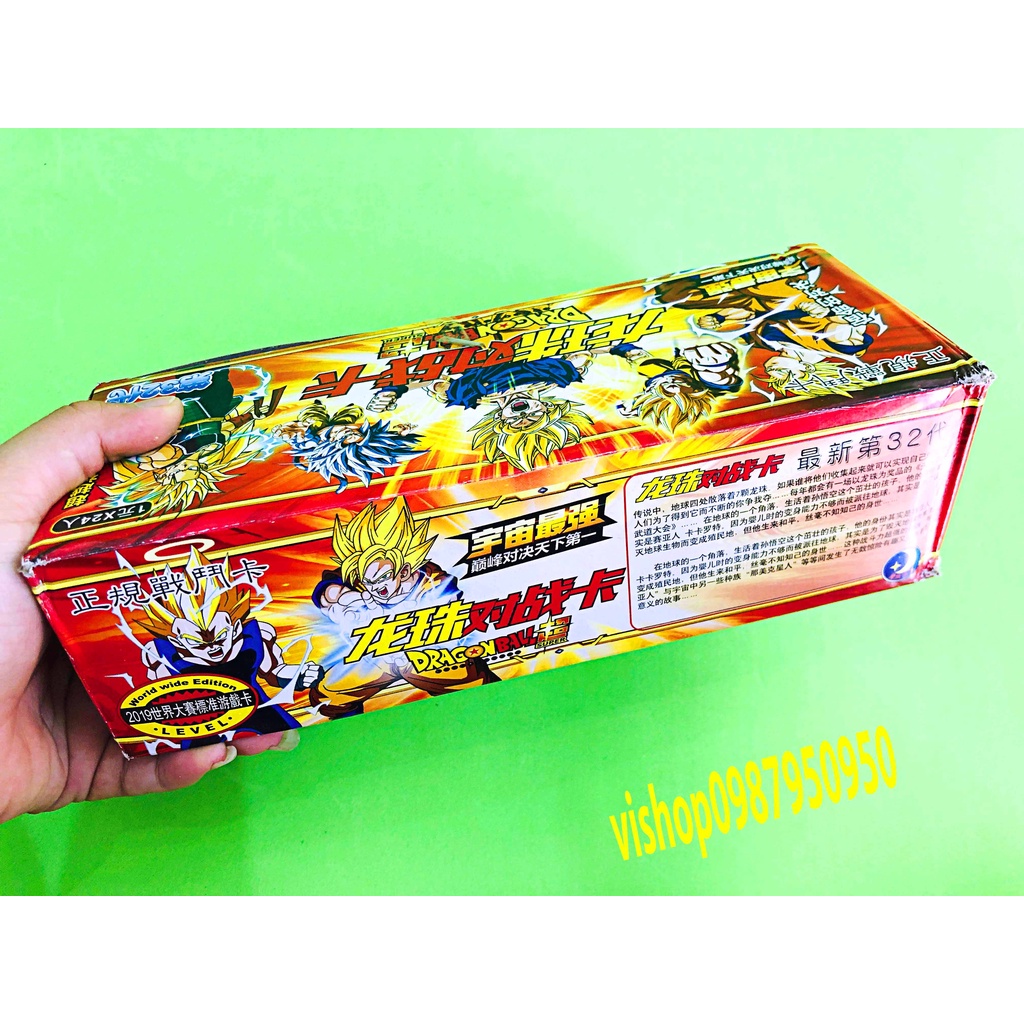 Hộp thẻ bài 7 viên ngọc rồng 432 lá dragon ball songoku