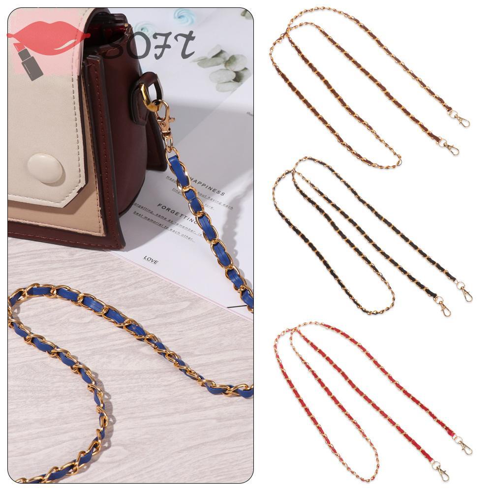 Dây Xích Đeo Túi Xách Bằng Da Pu Nhiều Màu Tùy Chỉnh Thời Trang Cho Nữ