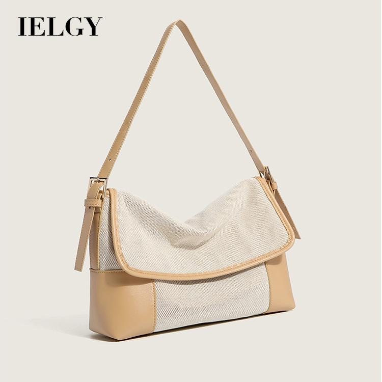 IELGY Túi Xách canvas Sức Chứa Lớn Phong Cách retro Thời Trang Cho Nữ