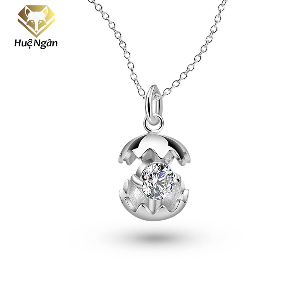 Dây chuyền bạc 925 Huệ ngân -Qủa trứng POKEMOM-PP1324