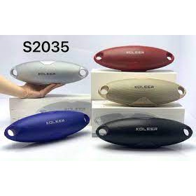 Loa bluetooth S2035 cực hay với thiết kế hình dạng bầu dục nhỏ gọn tiện lợi